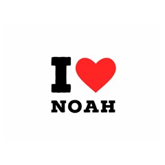 I Love Noah Two Sides Premium Plush Fleece Blanket (extra Small)