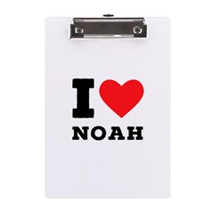 I Love Noah A5 Acrylic Clipboard by ilovewhateva