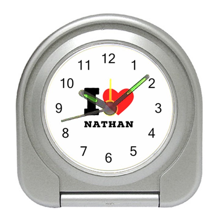 I love nathan Travel Alarm Clock