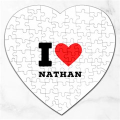 I Love Nathan Jigsaw Puzzle (heart) by ilovewhateva