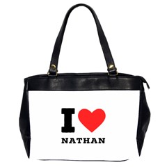 I Love Nathan Oversize Office Handbag (2 Sides) by ilovewhateva