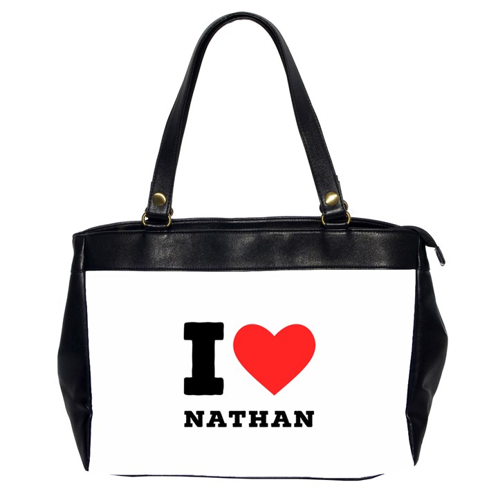 I love nathan Oversize Office Handbag (2 Sides)