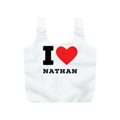 I Love Nathan Full Print Recycle Bag (s) by ilovewhateva