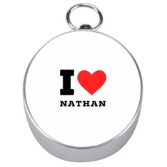 I Love Nathan Silver Compasses by ilovewhateva