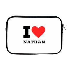 I Love Nathan Apple Macbook Pro 17  Zipper Case by ilovewhateva