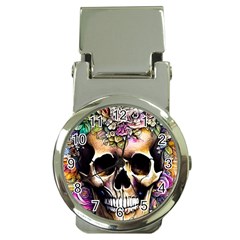 Skeleton Skull Cottagecore Money Clip Watches by GardenOfOphir