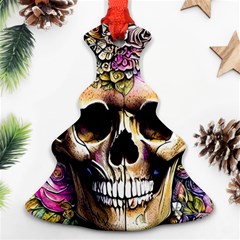 Skeleton Skull Cottagecore Ornament (christmas Tree) 