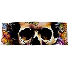 Skeleton Skull Cottagecore Body Pillow Case (dakimakura) by GardenOfOphir