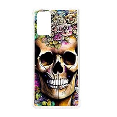 Skeleton Skull Cottagecore Samsung Galaxy Note 20 Tpu Uv Case