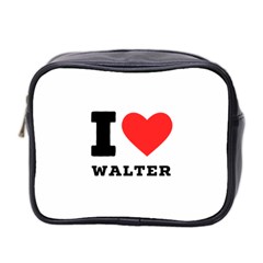 I Love Walter Mini Toiletries Bag (two Sides) by ilovewhateva