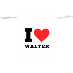 I Love Walter Lightweight Drawstring Pouch (xl) by ilovewhateva