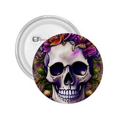 Cute Skulls And Bones 2 25  Buttons