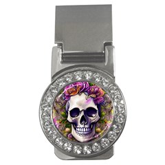 Cute Skulls And Bones Money Clips (cz)  by GardenOfOphir