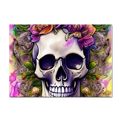 Cute Skulls And Bones Sticker A4 (100 Pack) by GardenOfOphir