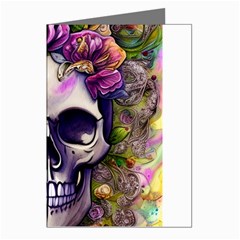 Cute Skulls And Bones Greeting Cards (pkg Of 8)