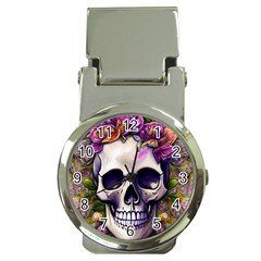 Cute Skulls And Bones Money Clip Watches by GardenOfOphir