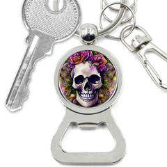 Cute Skulls And Bones Bottle Opener Key Chain by GardenOfOphir