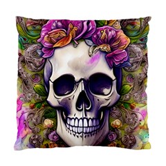 Cute Skulls And Bones Standard Cushion Case (one Side) by GardenOfOphir