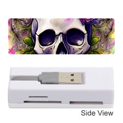 Cute Skulls And Bones Memory Card Reader (stick) by GardenOfOphir