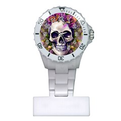 Cute Skulls And Bones Plastic Nurses Watch