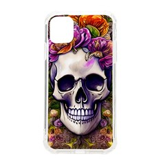 Cute Skulls And Bones Iphone 11 Tpu Uv Print Case