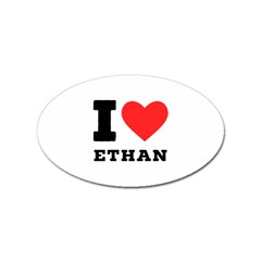 I Love Ethan Sticker Oval (10 Pack) by ilovewhateva