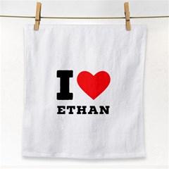 I Love Ethan Face Towel by ilovewhateva