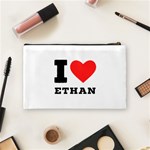 I love ethan Cosmetic Bag (Medium) Back