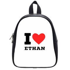 I Love Ethan School Bag (small) by ilovewhateva