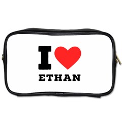 I Love Ethan Toiletries Bag (one Side) by ilovewhateva