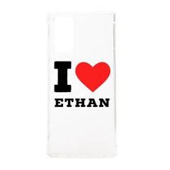 I Love Ethan Samsung Galaxy Note 20 Tpu Uv Case by ilovewhateva