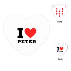 I Love Peter Playing Cards Single Design (heart) by ilovewhateva