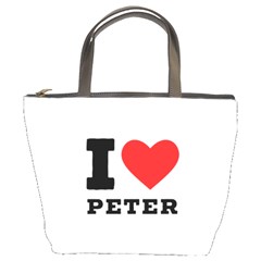 I Love Peter Bucket Bag by ilovewhateva