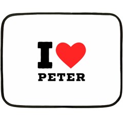 I Love Peter Fleece Blanket (mini) by ilovewhateva