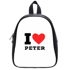 I Love Peter School Bag (small) by ilovewhateva