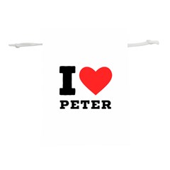 I Love Peter Lightweight Drawstring Pouch (m) by ilovewhateva