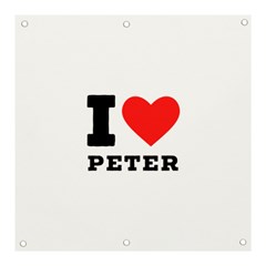 I Love Peter Banner And Sign 3  X 3  by ilovewhateva