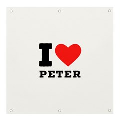 I Love Peter Banner And Sign 4  X 4  by ilovewhateva