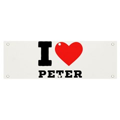 I Love Peter Banner And Sign 6  X 2  by ilovewhateva