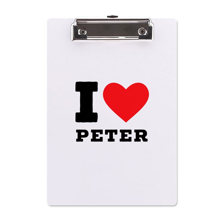 I love peter A5 Acrylic Clipboard