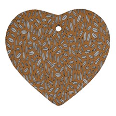 Leaves-013 Ornament (heart) by nateshop