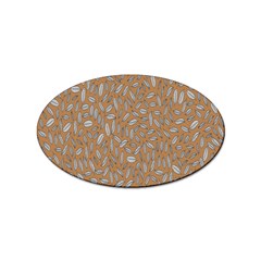 Leaves-013 Sticker (oval) by nateshop