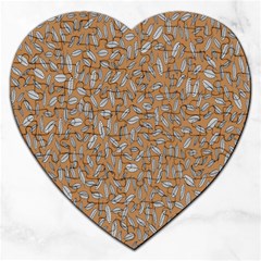 Leaves-013 Jigsaw Puzzle (heart) by nateshop