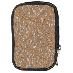 Leaves-013 Compact Camera Leather Case