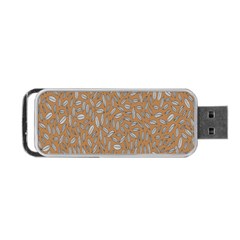 Leaves-013 Portable Usb Flash (one Side) by nateshop