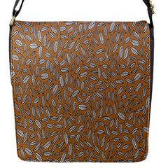 Leaves-013 Flap Closure Messenger Bag (s) by nateshop