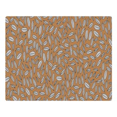 Leaves-013 Premium Plush Fleece Blanket (large)