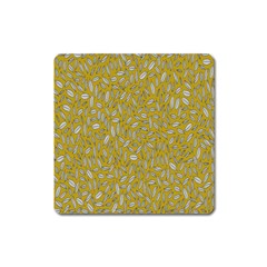 Leaves-014 Square Magnet by nateshop