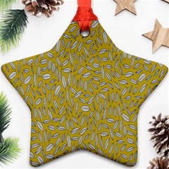 Leaves-014 Star Ornament (two Sides) by nateshop