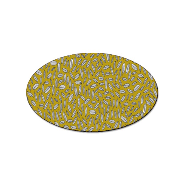 Leaves-014 Sticker Oval (100 pack)